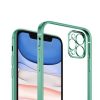 Apple iPhone 12 Pro Luxury Classic Square Frame Protection Case Green With Soft Thin Transparent Camera Protector High Quality - Bild 3