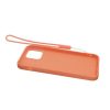 Apple iPhone 12/12 Pro Soft Liquid Silicone Case Orange with Magnetic Ring Holder Stand and Slim Hands Strap High Quality - Bild 4