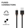 iPhone laddare 3 Meter Apple Certified Lightning Kable Svart - Bild 3