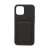 Original Candy Flower Wallet Card Slot Phone Case for iPhone 12 Pro Max Black Soft Silicone Shockproof Cover