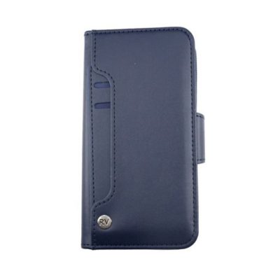 RV Plånboksfodral Extra Kortfack och Stativ - iPhone 13 Pro Max - Blå