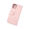 RV Plånboksfodral Genuint Läder - iPhone 12 Mini - Rosa - Bild 7