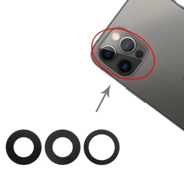 iPhone 12 Pro Kameralins - 3-pack - Bild 2
