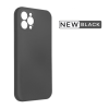 iPhone 12 Pro Soft Silicone Case Black with Camera Cover