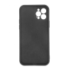 iPhone 12 Pro Soft Silicone Case Black with Camera Cover - Bild 3