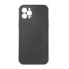 iPhone 12 Pro Soft Silicone Case Black with Camera Cover - Bild 4