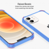 iPhone 12 mini Shockproof Case Blue - Bild 2