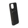 iPhone 13 Mini Soft Silikon Stötsäker Skal med Plånbok Kortplats Svart - Bild 4