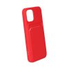 iPhone 13 Mini mjuk silikon stötsäker skal med plånbokskortplats Röd - Bild 4