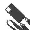 Apple iPhone 11 Pro Liquid Silicone Phone Cover With Hand Rope High Quality Black - Bild 3