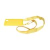 Apple iPhone X/XS Liquid Silicone Phone Cover With Hand Rope High Quality Yellow - Bild 2
