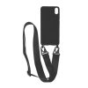 Apple iPhone X/XS Liquid Silicone Phone Cover With Hand Rope High Quality Black - Bild 2