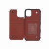 iPhone 11 Pro PU Leather Back Flip Wallet Case Brown - Bild 7