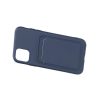 Original Candy Flower Wallet Card Slot Phone Case for iPhone 11 Blue Soft Silicone Shockproof Cover - Bild 2