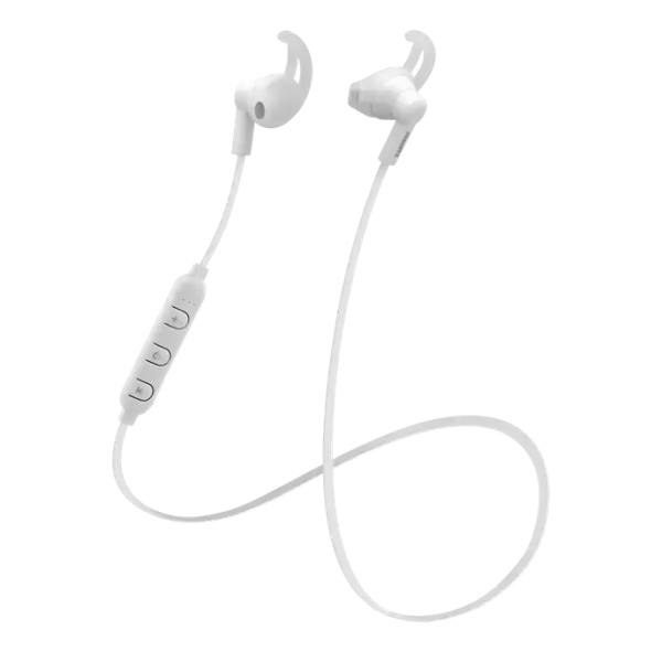 STREETZ Stay-in-ear Bluetooth Hörlurar - Vit