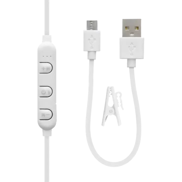 STREETZ Stay-in-ear Bluetooth Hörlurar - Vit - Bild 3