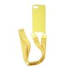 Silikonskal med Rem/Halsband iPhone 7/8/SE (2020/2022) - Gul