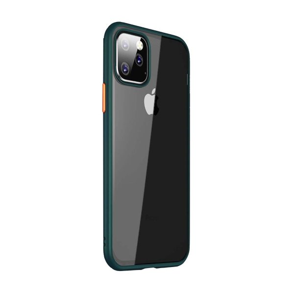 TPU Edge Transparent Shockproof Case For iPhone 11 Green