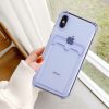 iPhone XS Max TPU Shockproof Protective Wallet Case Purple - Bild 5