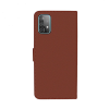 Flip Stand Läderfodral till Samsung Galaxy A52 5G Brun