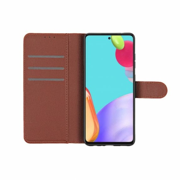 Flip Stand Läderfodral till Samsung Galaxy A72 5G Brun - Bild 2