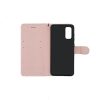 Flip Stand Leather Wallet Case For Samsung Galaxy S20 Pink - Bild 3