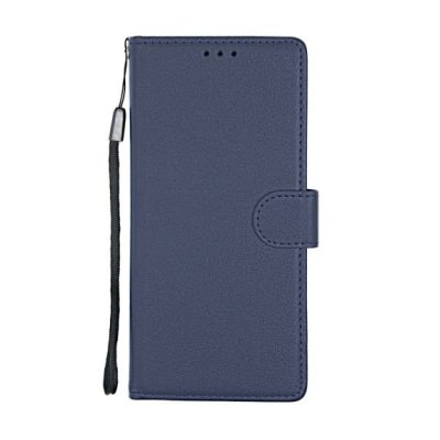 Flip Stand Leather Wallet Case For Samsung Galaxy S20 Plus Blue