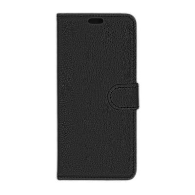 Flip Stand Leather Wallet Case For Redmi Note 7 Black