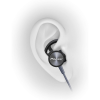 Pioneer SE-E5T(H) In-Ear Sport/Active Header med Clip (kontroll, mikrofon, lätt och bekväm, vattenavvisande (IPX4), 3,5 mm kontaktkontakt, för iPhone, Android Smartphones), grå - Bild 3