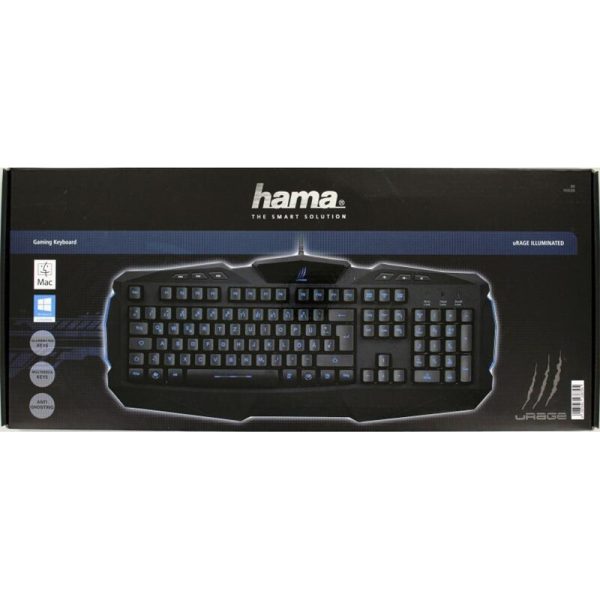 Urage Gamingtangentbord Illuminated Nordisk Layout - Bild 4
