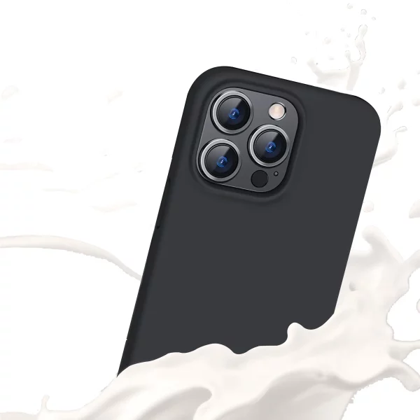SiGN Liquid Silicone Case för iPhone 14 Pro Max - Svart - Bild 3
