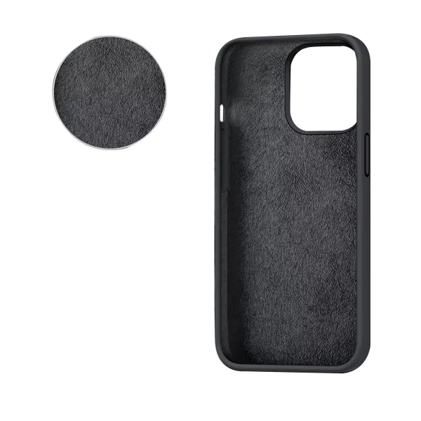 SiGN Liquid Silicone Case för iPhone 14 Pro Max - Svart - Bild 4