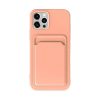 Silicone Case with Card Holder iPhone 14 Pro Pink - Bild 2