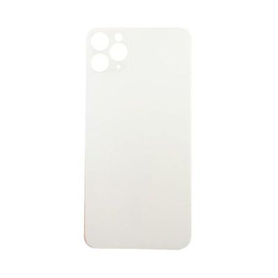iPhone 11 Pro Max Baksida/Bakglas med Självhäftande tejp - Vit