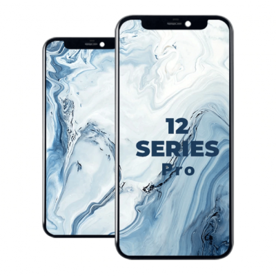 iPhone 12/12 Pro Skärm/Display - Svart(Tagen från ny iPhone)