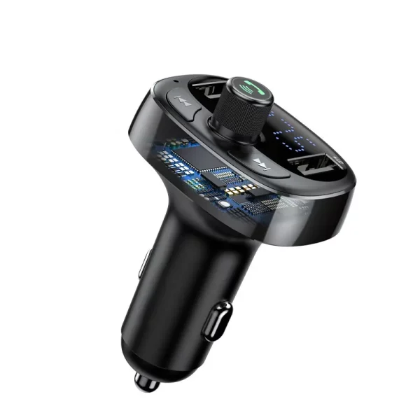 SiGN T Typed FM-sändare, Bluetooth-handsfree samt Billaddare - Svart - Bild 3