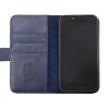 iPhone 15 Plus Plånboksfodral Läder Rvelon - Blå - Bild 3
