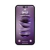 iPhone 14 Pro Skärmskydd 3D Härdat Glas Svart (5-pack) - Bild 2