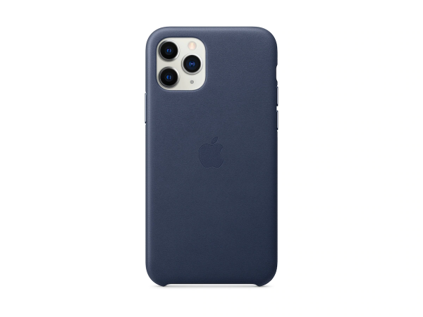 Apple Leather Case för iPhone 11 Pro - Blå - Bild 3