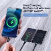 SiGN 3-in-1 Kabel Lightning, USB-C, Micro-USB, 3A, 1.2m - Svart - Bild 4