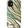 iDeal Of Sweden Fashion Skal för iPhone 11/XR - Cosmic Green Swirl