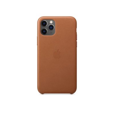 Apple Leather Case för iPhone 11 Pro - Saddle Brown