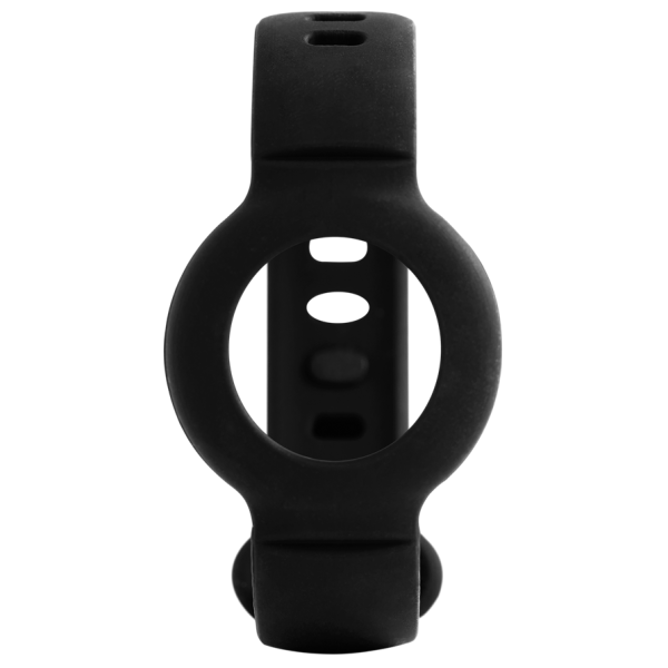 DELTACO silikonarmband för Apple AirTag, justerbar storlek, svart - Bild 3