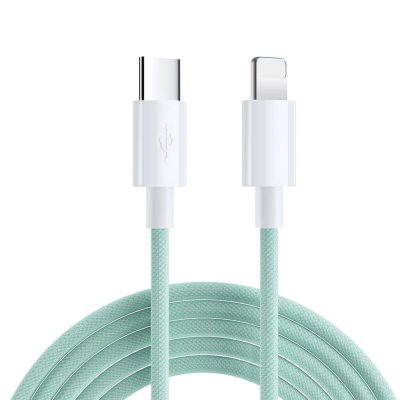 SiGN Boost USB-C till Lightning Kabel, 20W, 2m - Grön