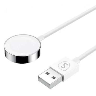 SiGN Magnetisk laddare för Apple Watch, 2.5 W, 1.2 m - Vit