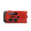 SiGN Vevradio med Solceller, Ficklampa och 2000mAh Powerbank - Röd - Bild 4