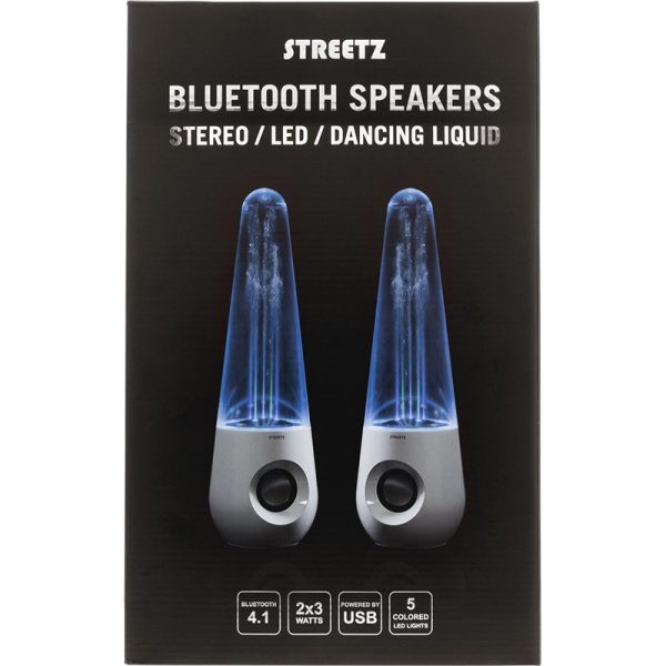 Streetz Bärbara Bluetooth-Högtalare med dansande vätska, Vit - Bild 2