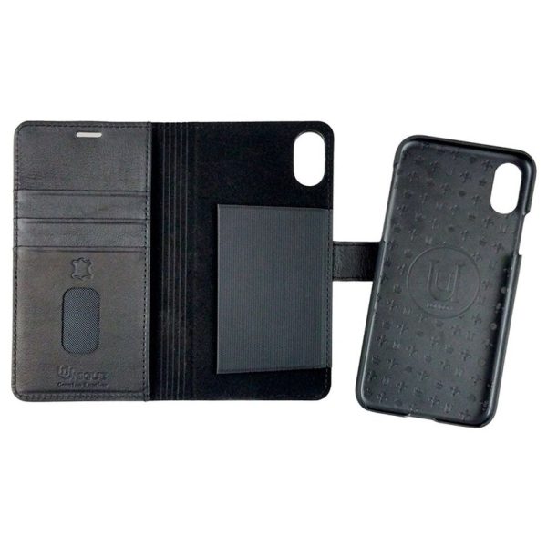 Uunique London 2-i-1 Folio Plus fodral för iPhone X - Svart - Bild 3