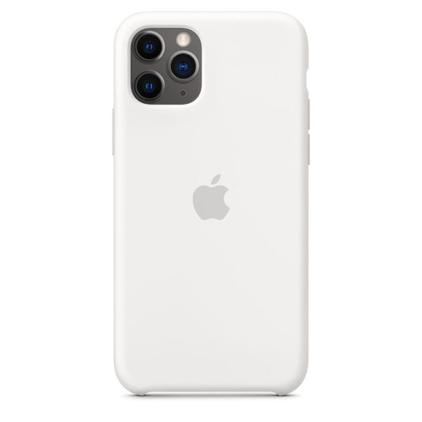 Apple Silicone Case för iPhone 11 Pro - Vit