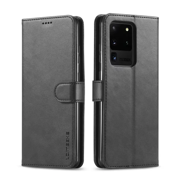 LC.IMEEKE Plånboksfodral till Samsung Galaxy S20 Ultra - Svart - Bild 3